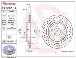 BREMBO 09.9587.1X
