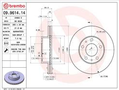 BREMBO 09.9614.14