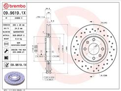 BREMBO 09.9619.1X