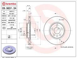 BREMBO 09.9631.34
