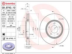 BREMBO 09.9743.11