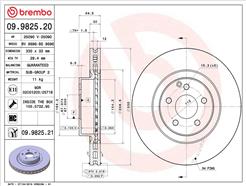 BREMBO 09.9825.21
