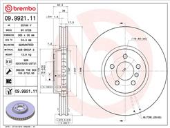 BREMBO 09.9921.11