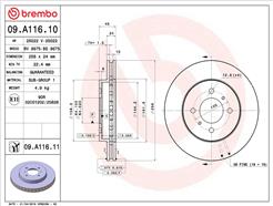 BREMBO 09.A116.11