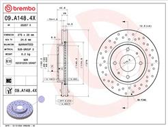 BREMBO 09.A148.4X