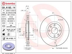 BREMBO 09.A185.11