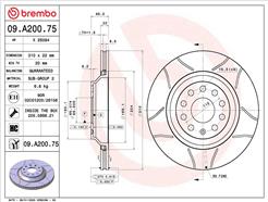 BREMBO 09.A200.75