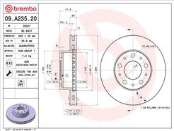 BREMBO 09.A235.20
