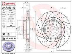 BREMBO 09.A299.43