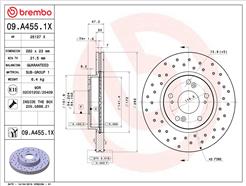 BREMBO 09.A455.1X
