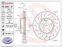 BREMBO 09.A621.31