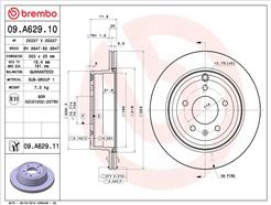 BREMBO 09.A629.11