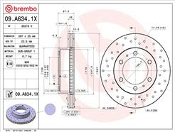 BREMBO 09.A634.1X