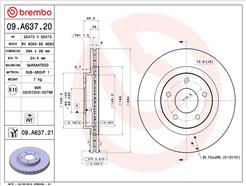 BREMBO 09.A637.21