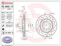 BREMBO 09.A652.1X