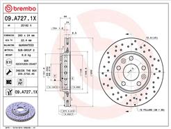 BREMBO 09.A727.1X