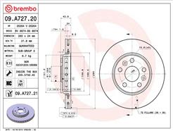 BREMBO 09.A727.21
