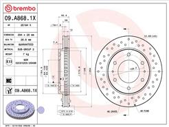 BREMBO 09.A868.1X