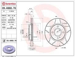 BREMBO 09.A968.76