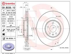 BREMBO 09.B039.11