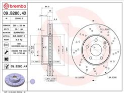 BREMBO 09.B280.4X
