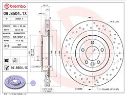 BREMBO 09.B504.1X