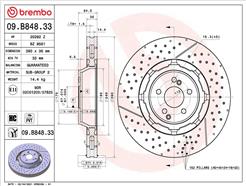 BREMBO 09.B848.33