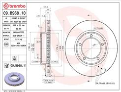 BREMBO 09.B968.11