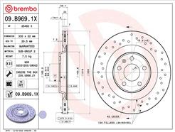 BREMBO 09.B969.1X