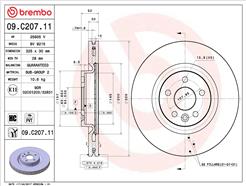 BREMBO 09.C207.11