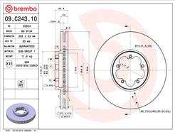 BREMBO 09.C243.10