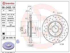 BREMBO 09.C422.1X