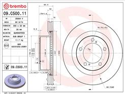 BREMBO 09.C500.11
