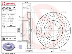 BREMBO 09.C500.1X