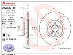 BREMBO 09.C542.11