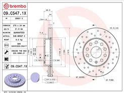 BREMBO 09.C547.1X