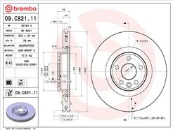 BREMBO 09.C821.11