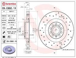 BREMBO 09.C892.1X