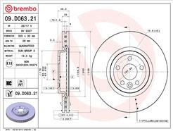 BREMBO 09.D063.21