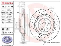 BREMBO 09.D174.33