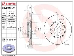 BREMBO 09.D216.11