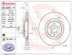 BREMBO 09.D251.11