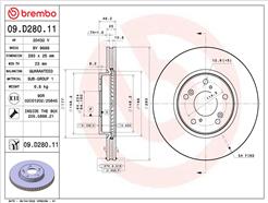 BREMBO 09.D280.11