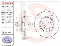 BREMBO 09.D392.11