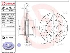 BREMBO 09.D392.1X