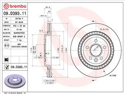 BREMBO 09.D393.11