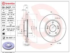 BREMBO 09.D427.11