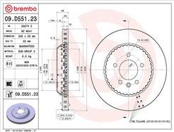 BREMBO 09.D551.23