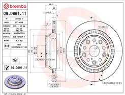 BREMBO 09.D691.11