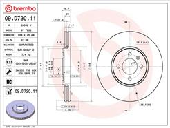 BREMBO 09.D720.11